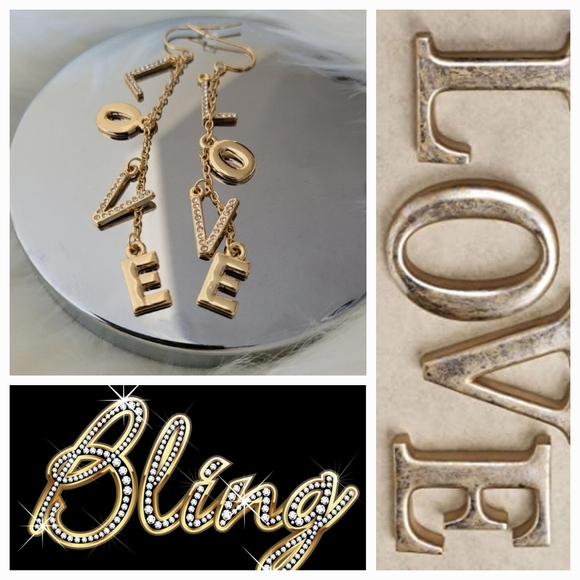 Jewelry - L-O-V-E Dangle Earrings